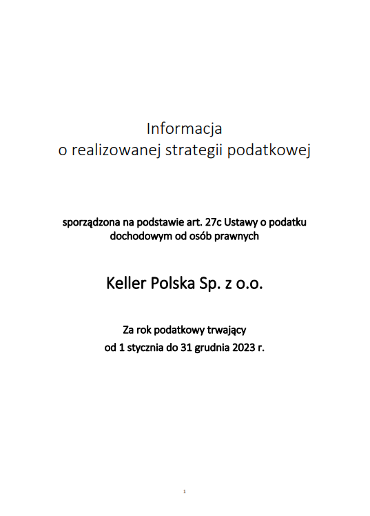 Strategia podatkowa 2023 r.